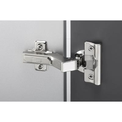 Петля угловая, 45°, с доводчиком, clip-on, TITUS S-type i3 Glissando 242-0H17-650-00, СЛОРОС (100шт/кор)