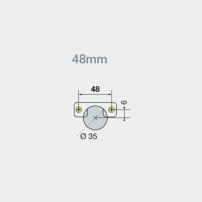 Петля угловая, 45°, с доводчиком, clip-on, TITUS S-type i3 Glissando 242-0H17-650-00, СЛОРОС (100шт/кор)