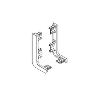 Л+П Заглушка L черная полая пластик SB 135 98600 черный (13396911044)