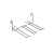 Полка для фужеров YJ-G507 хром Полка для фужеров YJ-G507 хром