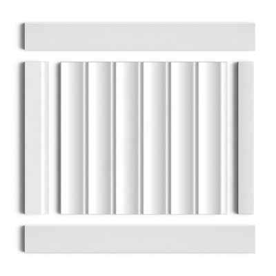 Панель декоративная HIWOOD 2700*120*12мм LV125 NP (под покраску)