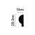 Молдинг финишный HIWOOD 2700*29.3*12мм LF135A NP Молдинг финишный HIWOOD 2700*29.3*12мм LF135A NP